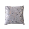 Velvet gilded water ripple pillowcase, living room cushion, office lumbar support pillow, headboard backrest Item Picture